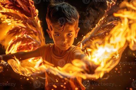 47331165-jovem-garoto-com-imaginario-fogo-asas-espalhando-magia-as-noite-foto 47331165-jovem-garoto-com-imaginario-fogo-asas-espalhando-magia-as-noite-foto
